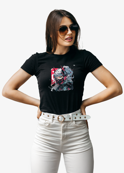 Gamer Girl: Black T-shirt for Women