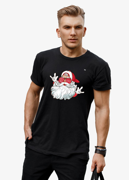 Christmas Chill | Black T shirt