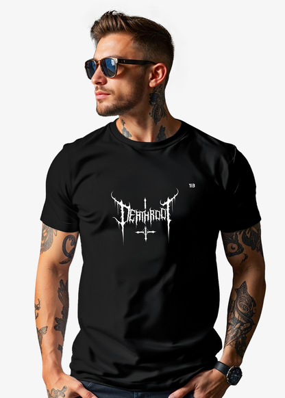 Deathroot: Black Tshirt for Men