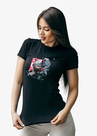 Gamer Girl: Black T-shirt for Women