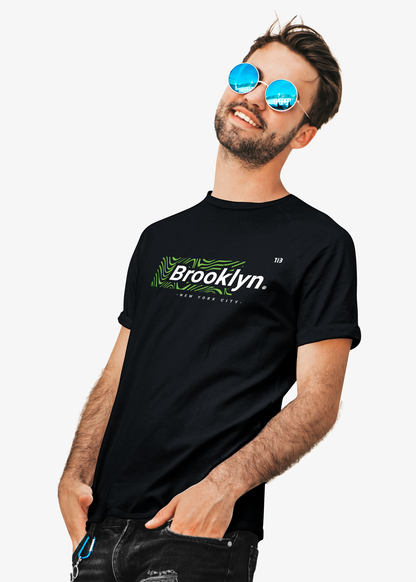 Brooklyn: Edgy Black Tshirt for Men